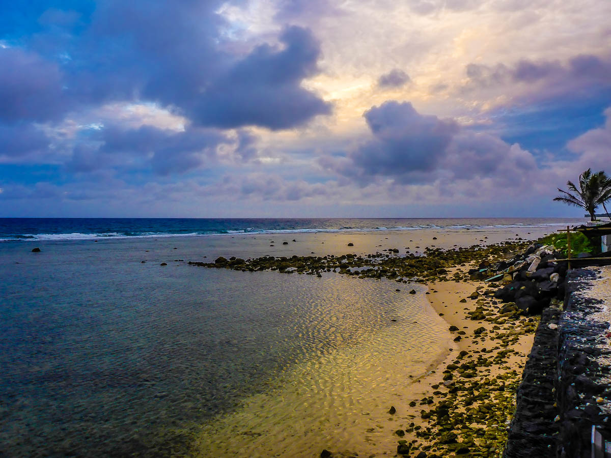 A romantic sunset on Rarotonga, Cook Islands