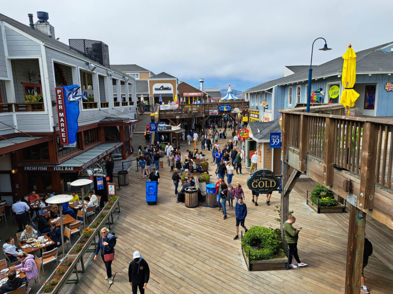 Fisherman's Wharf and Pier 39 in San Francisco