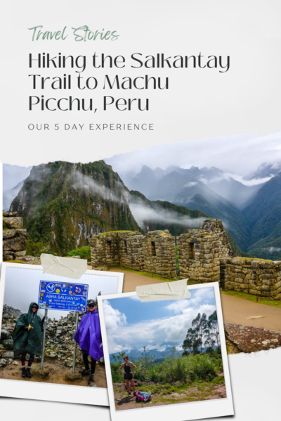 In 2018 we hiked the Salkantay Trail to Machu Picchu. A long and scenic trail that tested our physical, emotional and mental abilities.