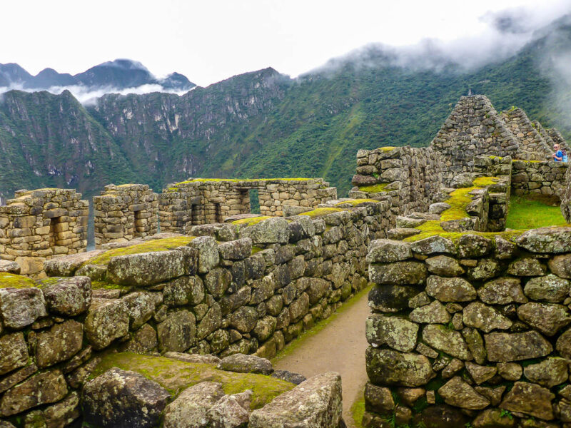 Ancient ruins at Machu Picchu