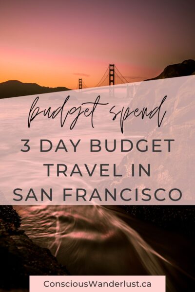 We spent 3 nights in San Francisco, one of the most expensive cities, and we did it for cheap. This is our San Francisco budget breakdown.