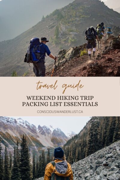 Packing for a weekend hiking trip is exciting but daunting. Lucky for you, I've put together a list of everything you need!