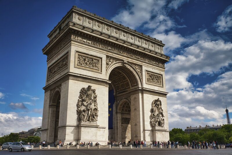 Arc de Triomphe in Paris, France