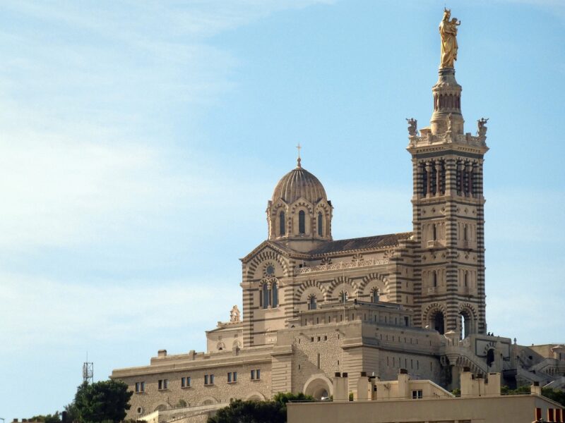 ‘Notre-Dame de la Garde’ basilica in Marseille, France