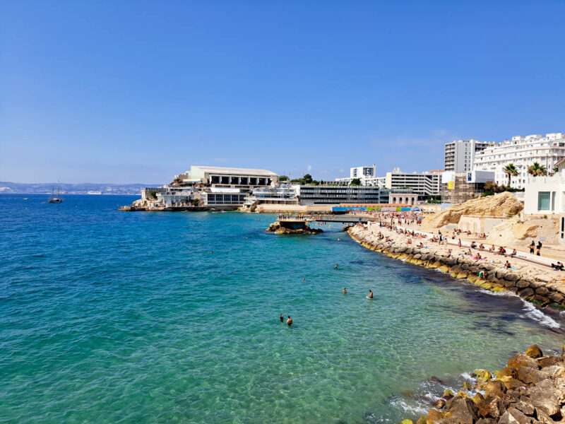 Coastline of Marseille, France on the Mediterranean Sea. Debunking the travel myth that Marseille is ugly